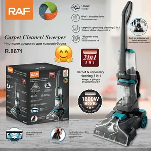 RAF adi tozsoran Tozsoran, qara-mavi, 1600W güc, 7m elektrik kabel, xalça və döşəmə təmizliyi 2-si 1-də, döşəməyə zərər verməz