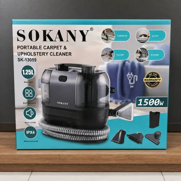 Yuyucu tozsoran Sokany SK-13059, 1500 Vt, qara (TRNDMKRT829352TTM) — tozsoranlar