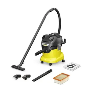 Sənaye tozsoranı Karcher, KWD4 V-20/5/22, Quru, Nəm, 20 L, Ara üçün başlıq, Döşəmə və xalça üçün taxma, Qara, Sarı