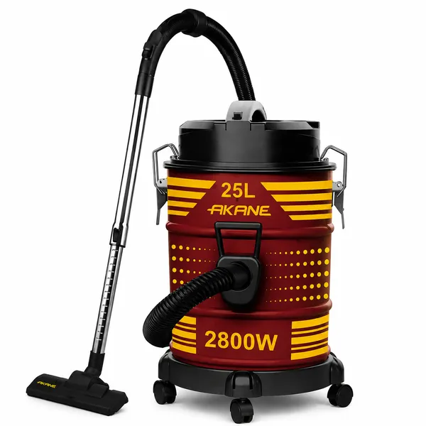 Sənaye tozsoranı Akane A.80864, Nəm/Quru, 25 L, Qırmızı — tozsoranlar