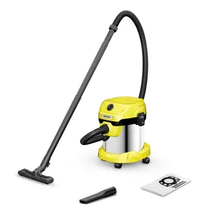 Sənaye tozsoranı Karcher WD 2 Plus S V-15/4/18 YSY EU nəm/quru 15 l boz