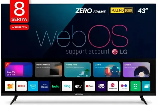 Vesta 43MFA800 WebOS — televizorlar