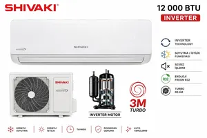 Shivaki, Split-sistem, 12000 BTU/saat, İnverter, Ağ