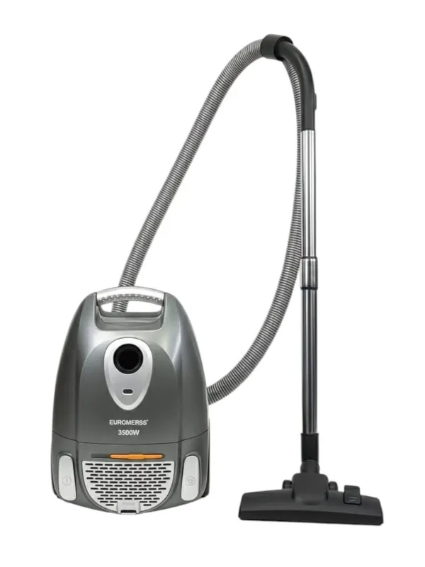 Euromerss 3584, gümüşü/boz, 3500W, tənzimlənən sürət, teleskopik boru, şlanq - REMAX22 — tozsoranlar