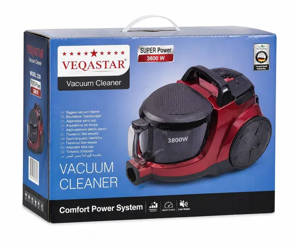 Veqastar UltraClean 3800W Premium Red — tozsoranlar