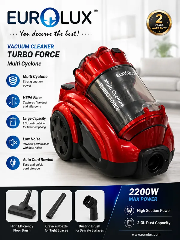 Eurolux Konteyner 2800 Vt Quru 4 l — пылесосы