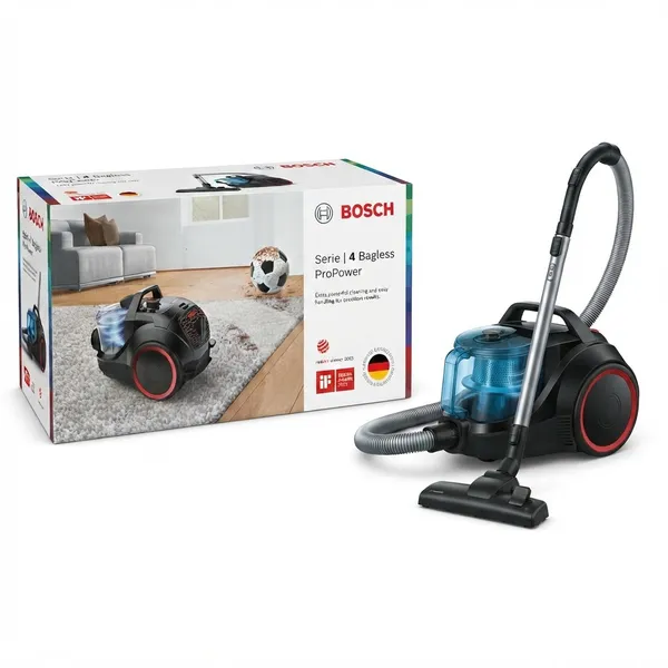 Bosch Serie 4 Bagless ProPower, 2100 Vt, Quru, Siklon filtri, 4 L — tozsoranlar
